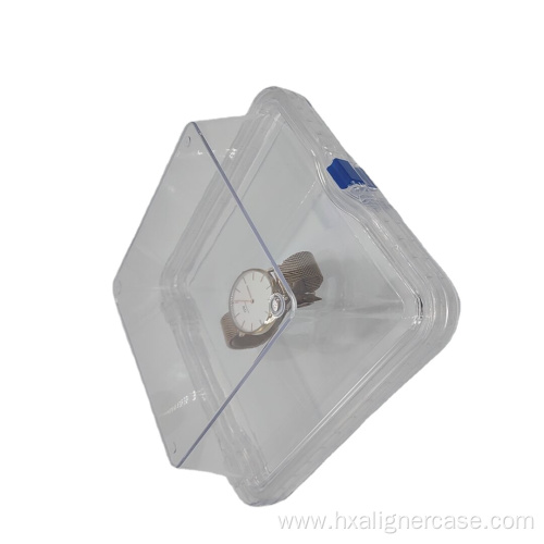 HN-168 15x15x10cm Membrane Suspension Watch Wafer PackingBox